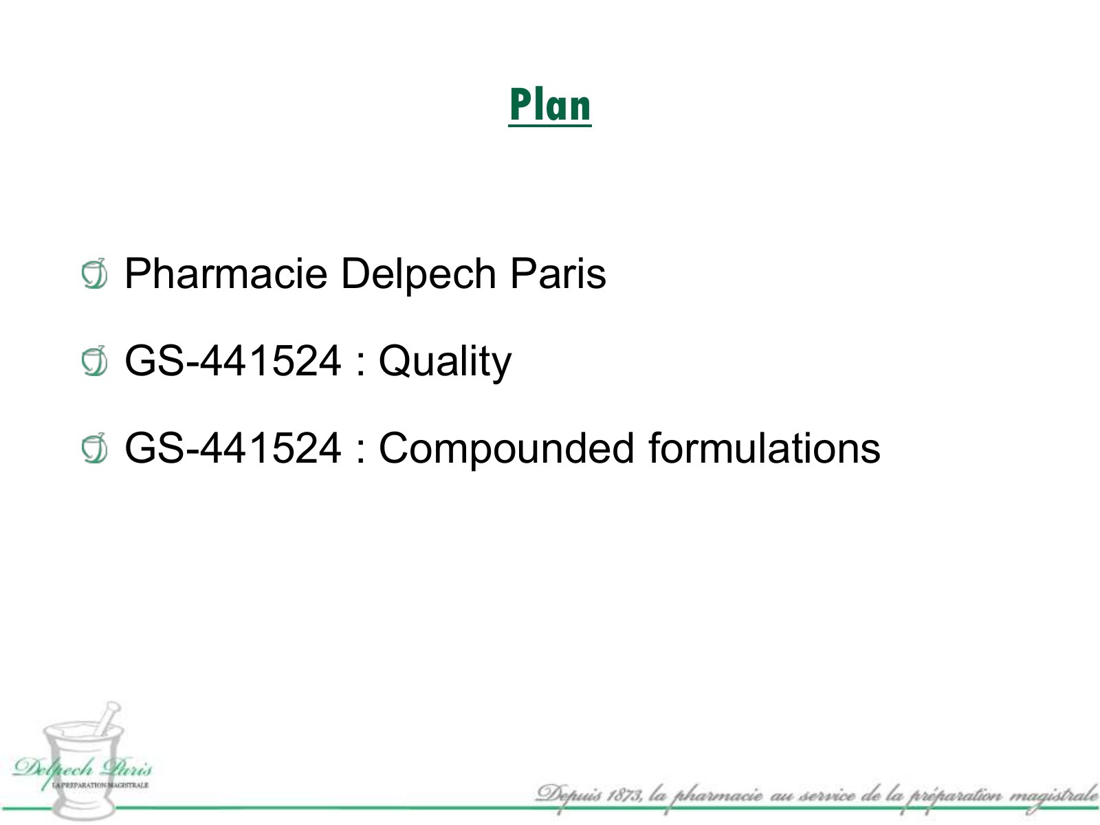 GS-441524 Compounding Forms by Delpech, Paris – slide 2 of 12